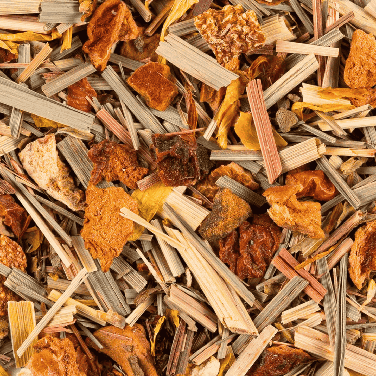 Infusion citron basilic pomme – mélange sans théine aux fruits, plantes et fleurs de souci